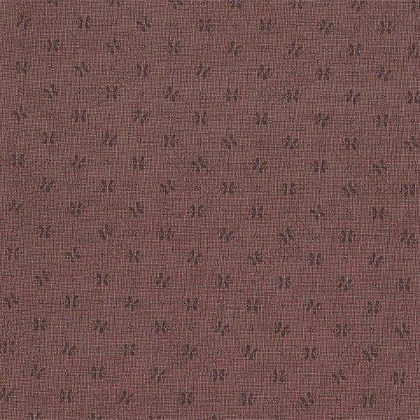 2327-03 Spiced Pumpkin - rust cotton fabric with tone-on-tone markings