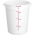8 Qt. Round White Brine Bucket