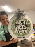 Jeremiah 29:11 Wooden Door Hanger/Sign