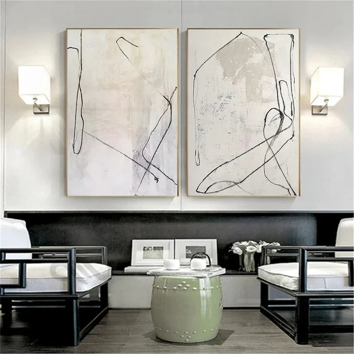 Abstract Tranquility Set of 2 #WS113
