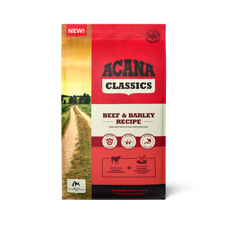 ACANA Classics, Beef and Barley Recipe Dry Dog Food