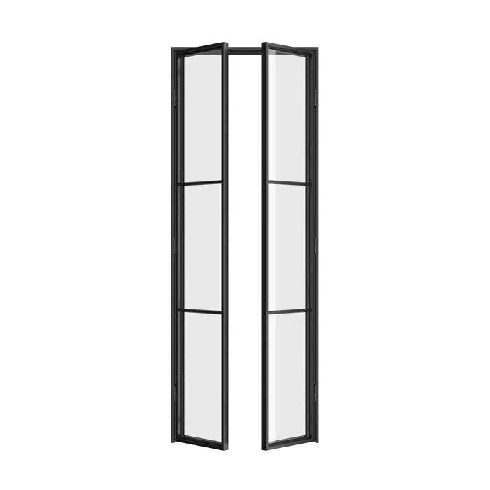 Air 4 pantry double interior steel doors with narrow sightlines
