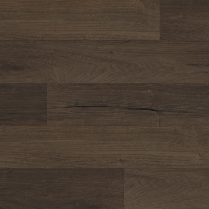 Allure Burnt Butter Walnut ISOCORE vinyl flooring installed and viewed from above