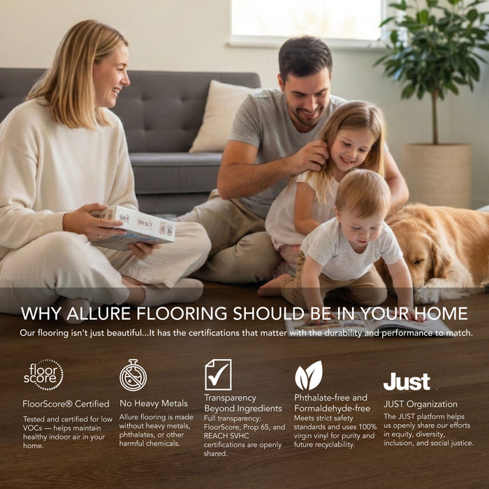 Allure Caramel Cookie Oak XL Rigid Core 22mil Rigid Core Luxury Vinyl Plank Flooring