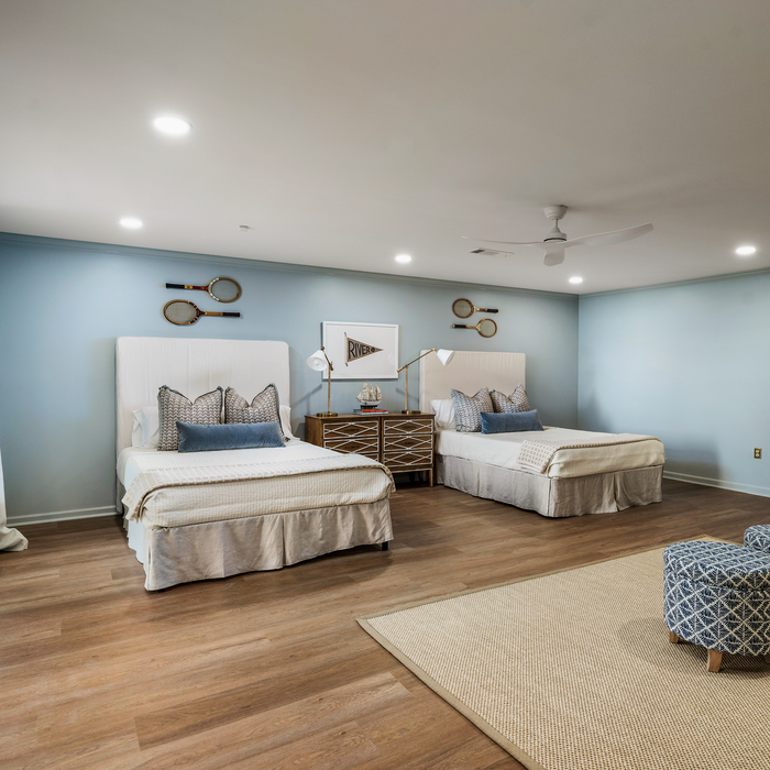 Allure Gingermisu Maple ISOCORE vinyl flooring installed in a bedroom