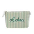 Aloha Stripes Cosmetic Bag, Large