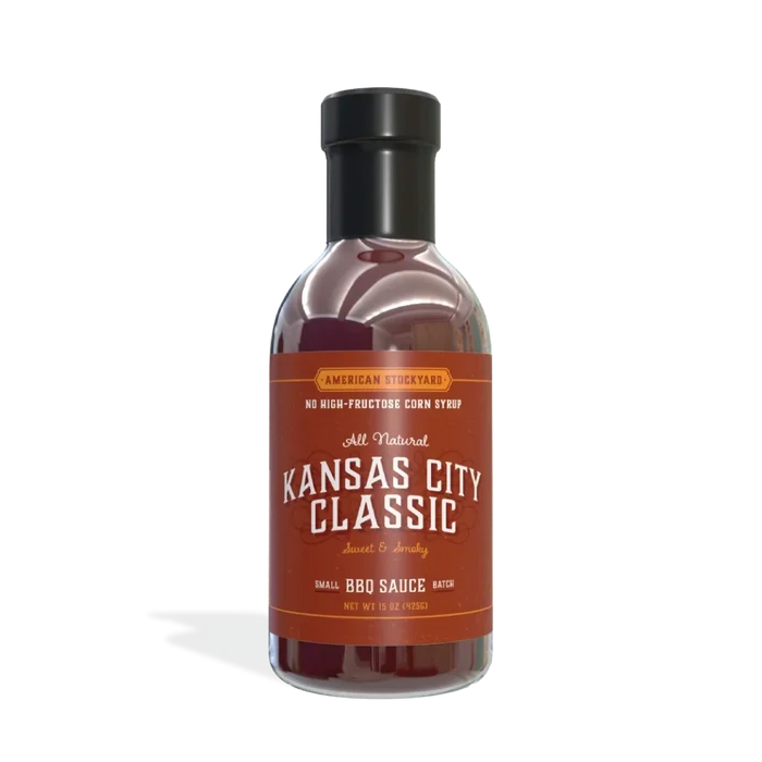 American Stockyard Kansas City Classic BBQ Sauce 15 oz. - The Kansas City BBQ Store