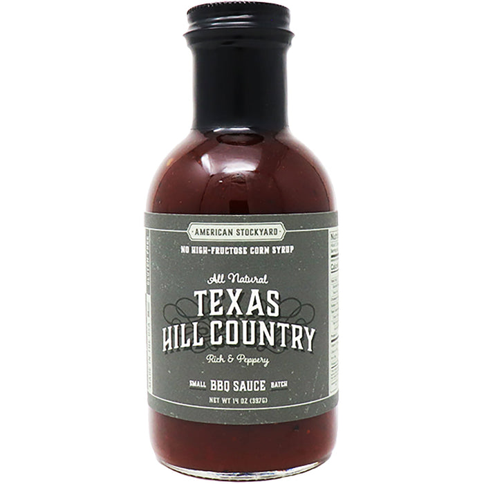 American Stockyard Texas Hill Country BBQ Sauce 14 oz. - The Kansas City BBQ Store