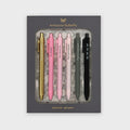 Antisocial Butterfly Black Ink Gel Pens 6pk