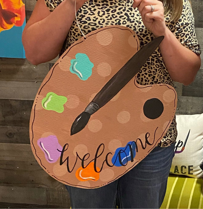 Artist Palette Door Hanger