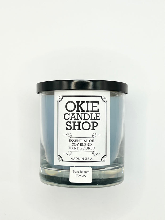 Bare Bottom Cowboy Small Candle