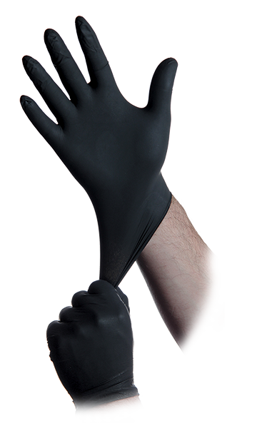 Black Lightning Nitrile Gloves
