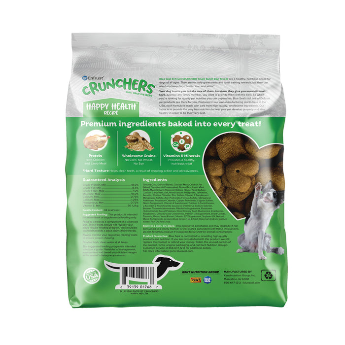 Blue Seal Kent EnTrust Crunchers Happy Health Recipe Large Dog Treats