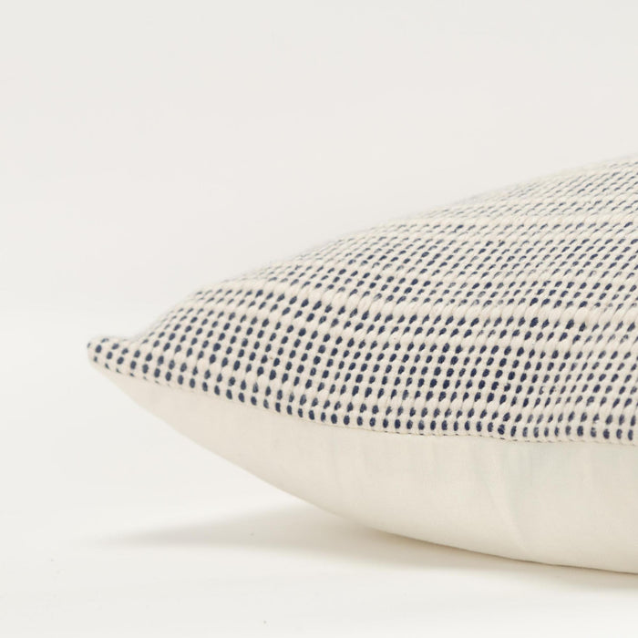 BRIX NAVY STRIPE MODERN INDUSTRIAL  THROW PILLOW