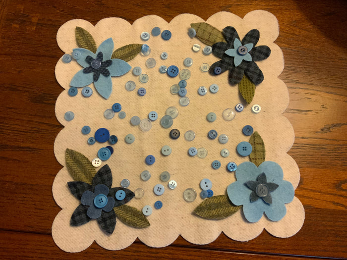Buttons, Blossoms and Leaves