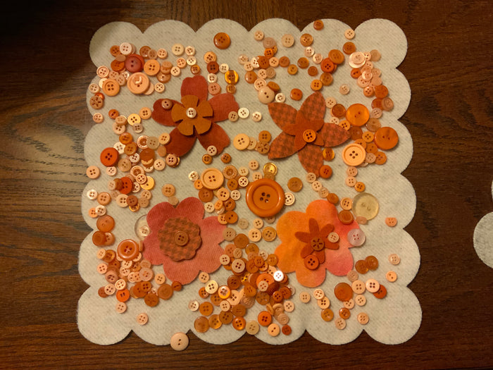 Buttons, Blossoms and Leaves