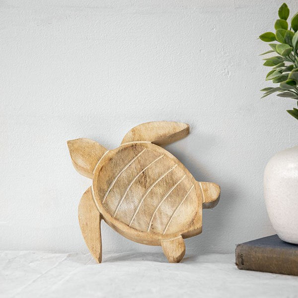 Carved Wood Turtle