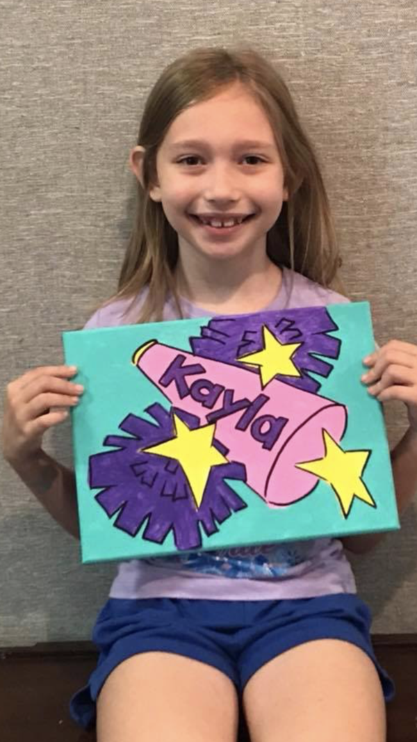 Cheerleader Canvas