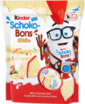 Chocolates Kinder Schokobons Blanco Bolsa - 288g