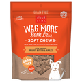 Cloud Star Wag More Bark Less Soft Chews Grain Free Dog Treats Peanut Butter & Apples Dog Treats