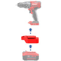 Craftsman 20V to Bauer 20V battery adapter - compatibility diagram showing battery, adapter and drill driver