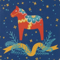 Dala Horse Coasters Box of 6
