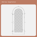 CAD Drawing of DNA Single Full Arch Door