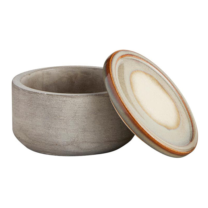Dual Tone Stone Container