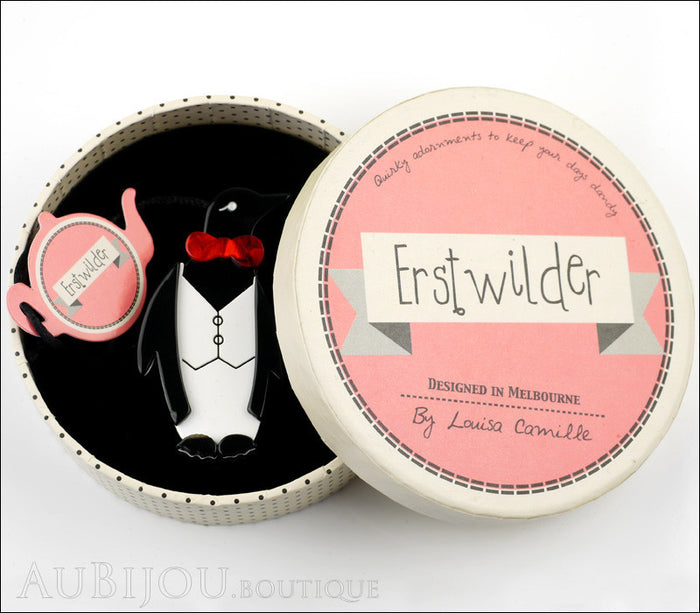 Erstwilder Bird Brooch Pin Percival Penguin Box