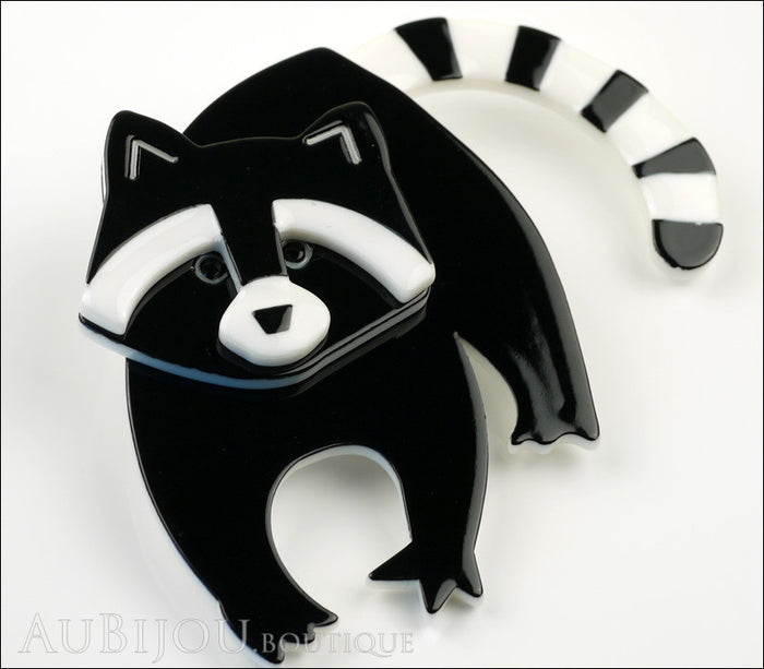 Erstwilder Brooch Pin Randy Raccoon Side