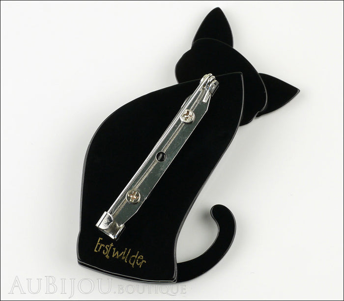 Erstwilder Brooch Pin Thomas Taffy Cat Back