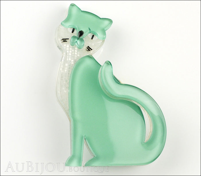 Erstwilder Cat Brooch Pin Purrfect Petunia Front