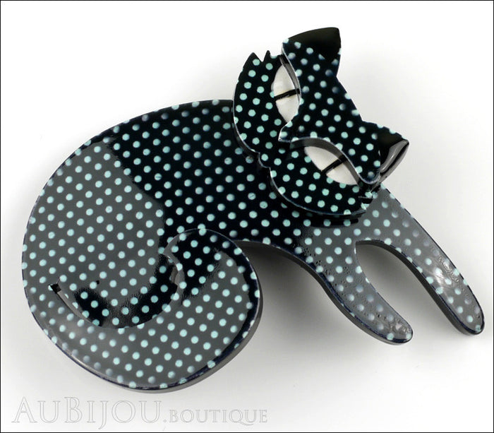 Erstwilder Cat Pin Brooch Curling Cassandra Front
