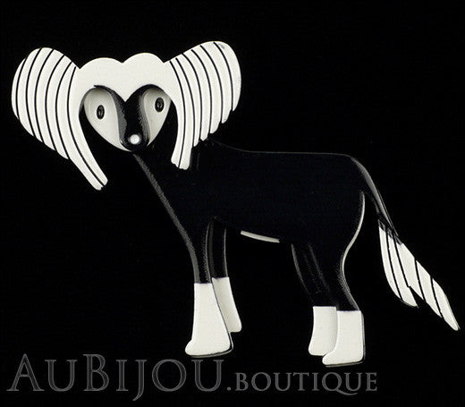 Erstwilder Dog Pin Brooch Chad the Chinese Crested Gallery