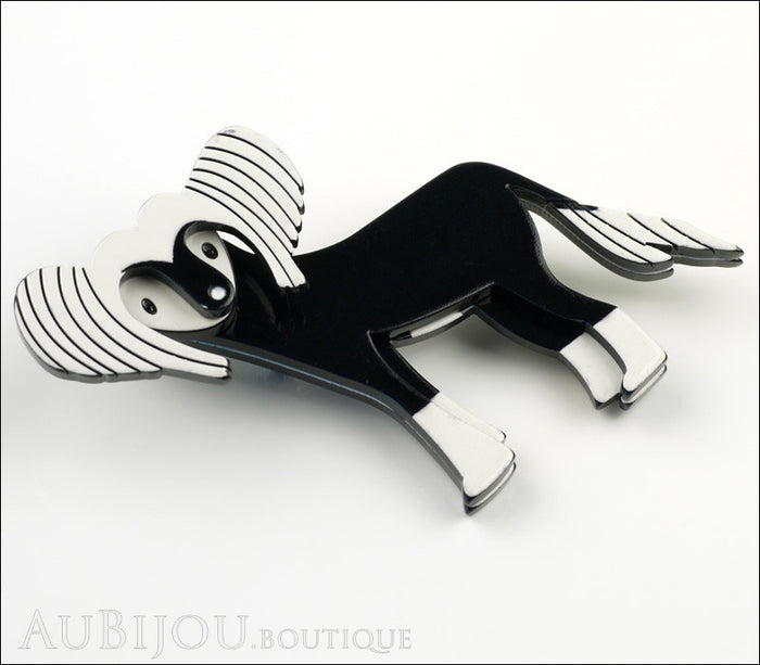 Erstwilder Dog Pin Brooch Chad the Chinese Crested Side