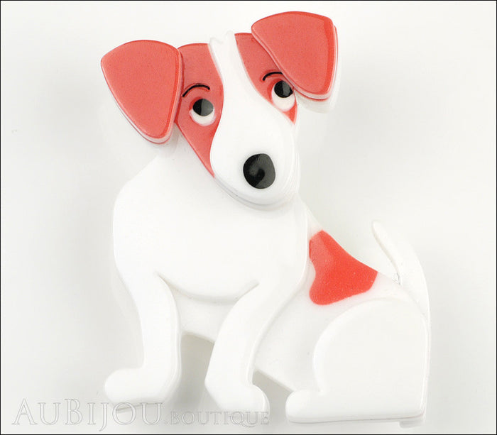 Erstwilder Dog Pin Brooch Jezzy Jeffy Jack Russell Terrier Front