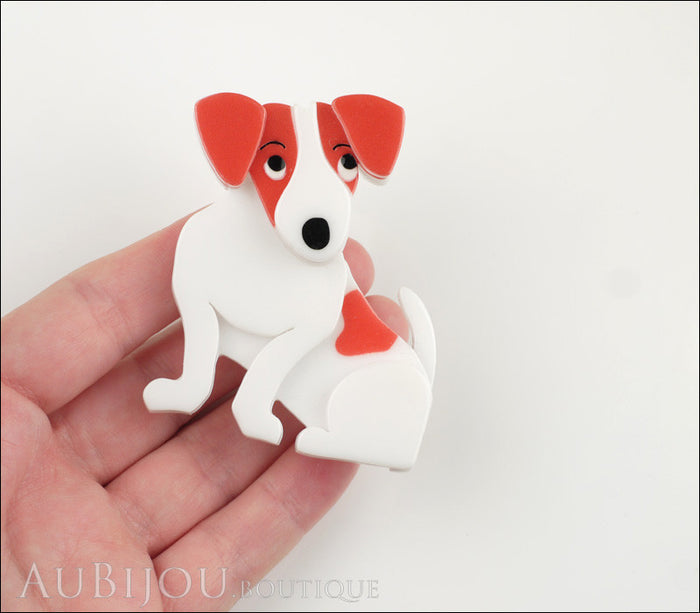 Erstwilder Dog Pin Brooch Jezzy Jeffy Jack Russell Terrier Model