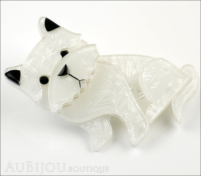 Erstwilder Dog Pin Brooch Winston the Westie Side