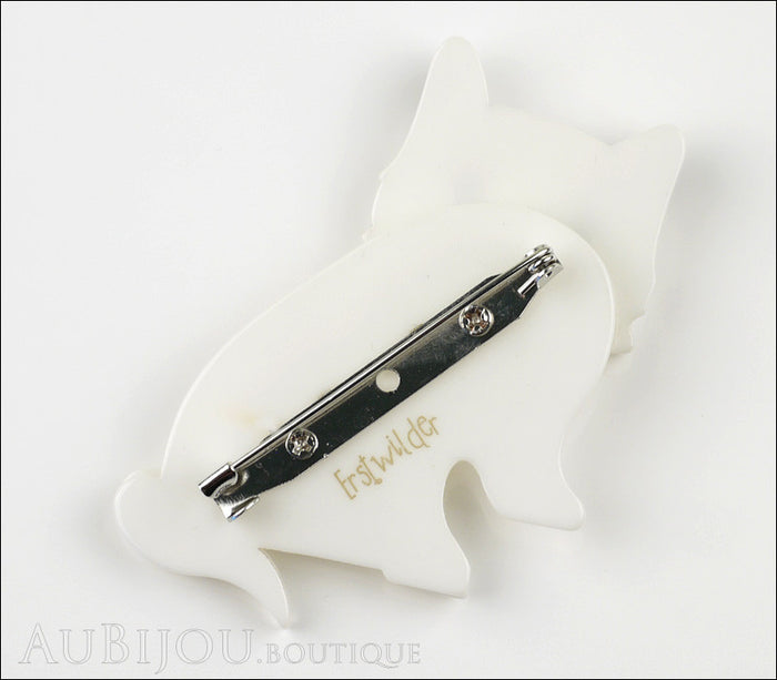 Erstwilder Dog Pin Brooch Winston the Westie Back
