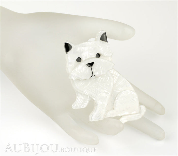 Erstwilder Dog Pin Brooch Winston the Westie Mannequin