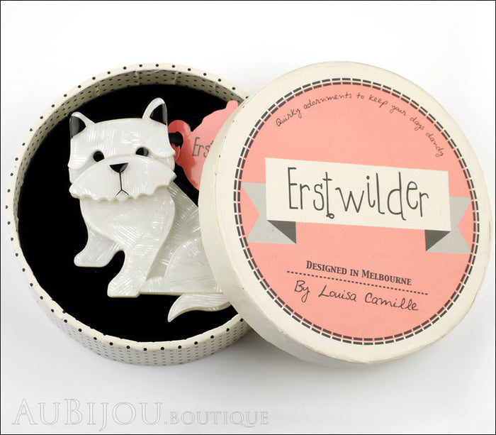 Erstwilder Dog Pin Brooch Winston the Westie Box