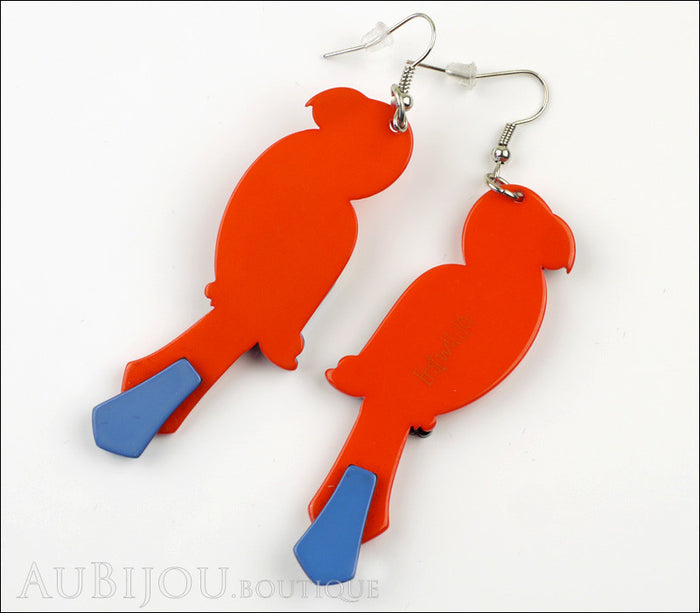Erstwilder Earrings Pancha’s Parrots Red Back