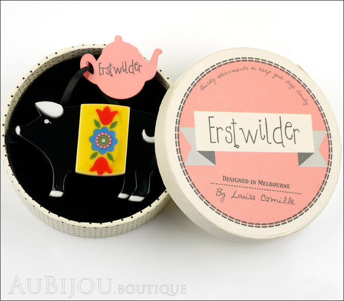 Erstwilder Pig Brooch Pin Paddy the Petulant Box