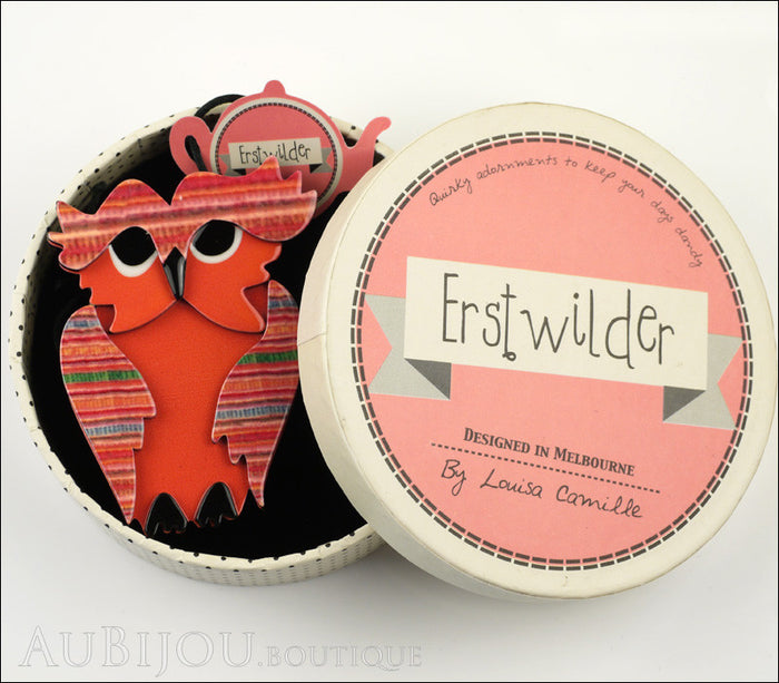 Erstwilder Pin Brooch Eglantine Owl Box