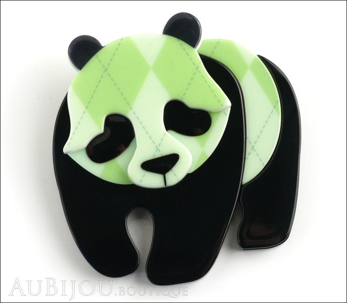 Erstwilder Pin Brooch Pepe the Pondering Panda Front