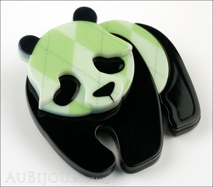 Erstwilder Pin Brooch Pepe the Pondering Panda Side