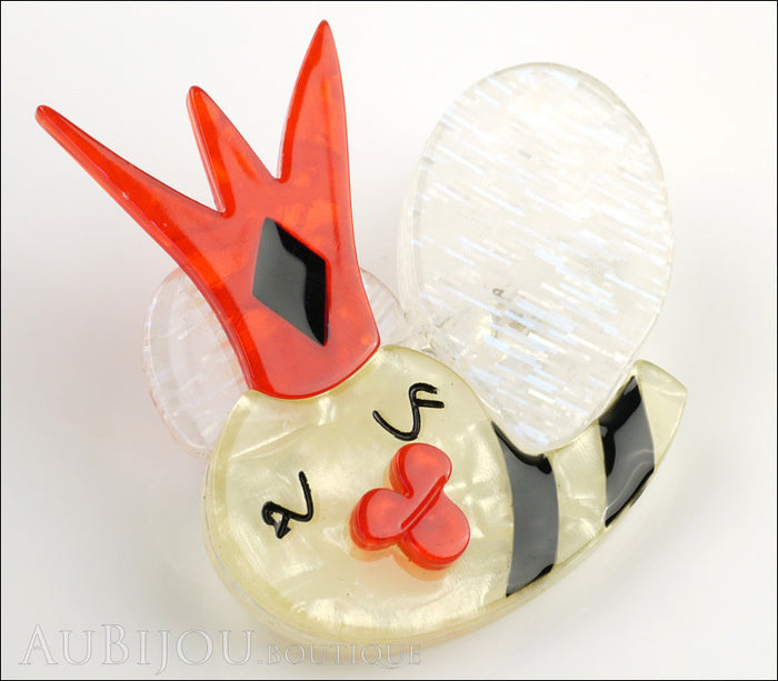 Erstwilder Pin Brooch Queen Bee Side