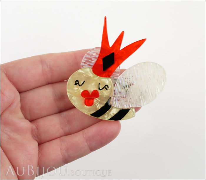 Erstwilder Pin Brooch Queen Bee Model
