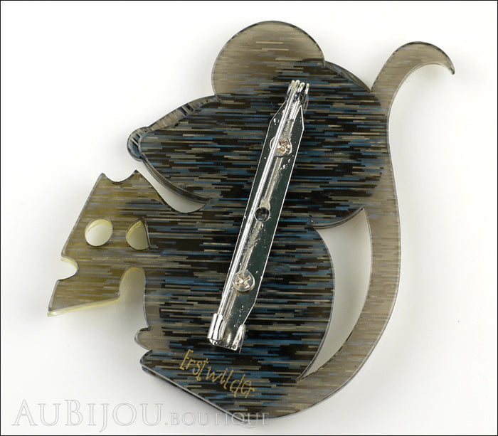 Erstwilder Pin Brooch The Manhattan Mouse Back