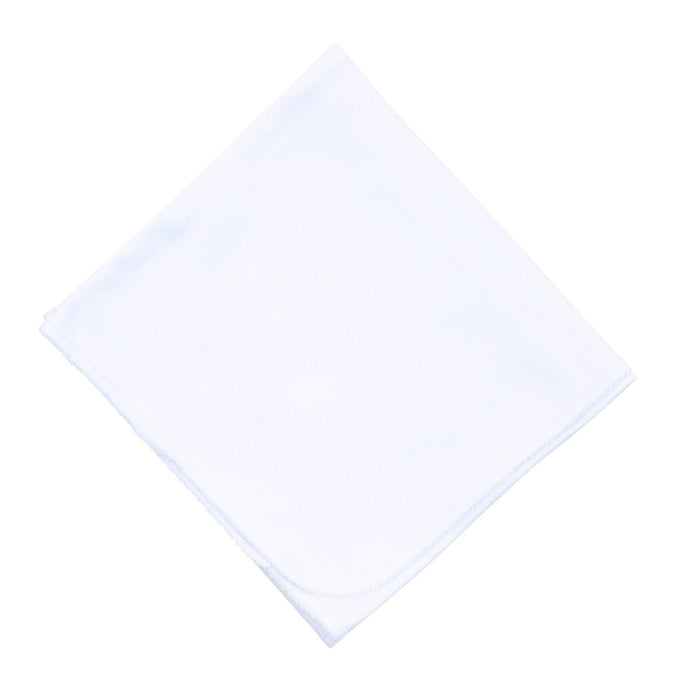 Essentials Receiving Blanket with White Trim: One Size